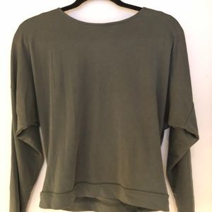 Gentle Fawn Dark Green Long-Sleeve Modal Top